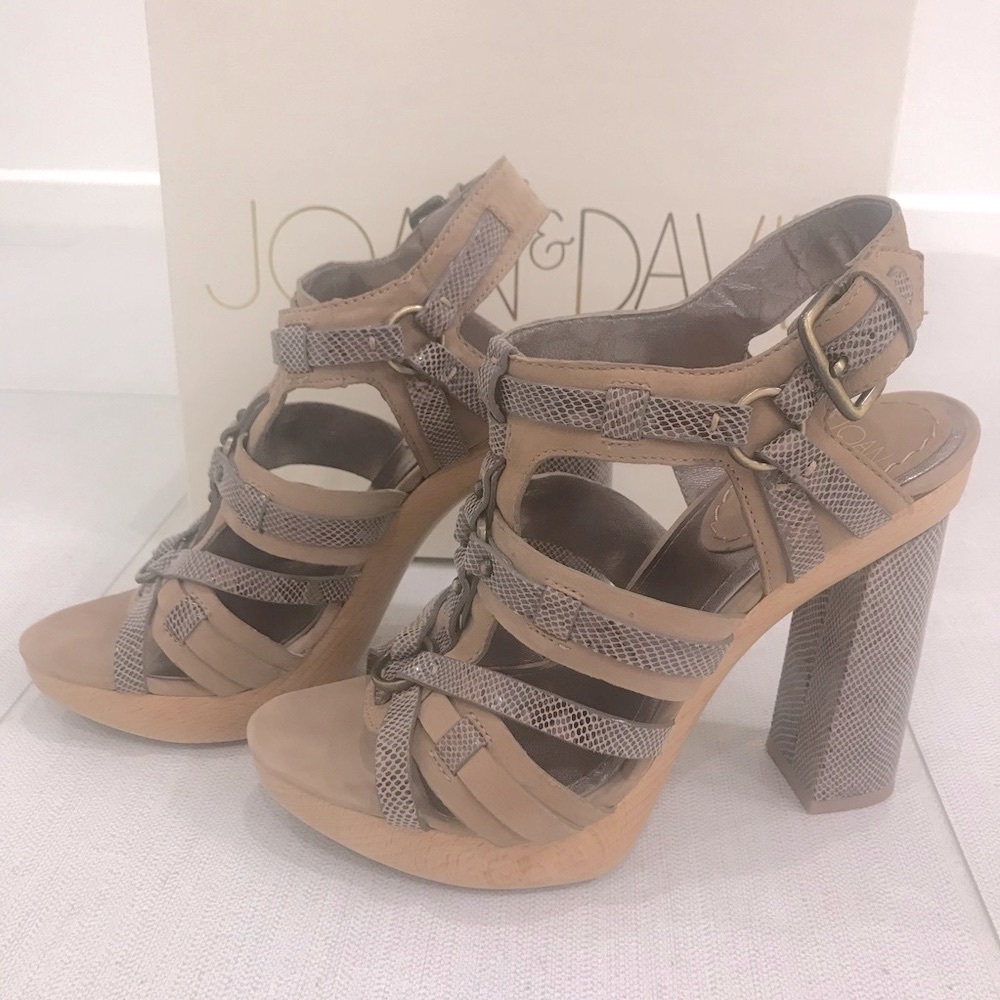 LIKE NEW! “Dasweetlyn” by Joan&Davud (Snakeskin Heels in Size 7)